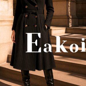 black peacoat dress