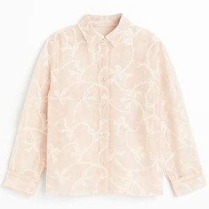 Soft Pastel Threadwork Shirt
