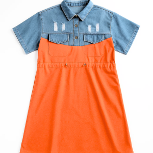 Denim Sunset Fusion Dress