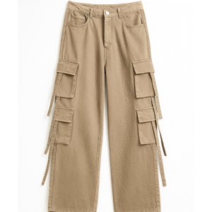 Desert Trail Multi-Pocket Cargo Jeans – Sand Beige